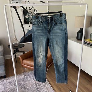 Madewell High-rise Slim Boy jean with side panels! 25